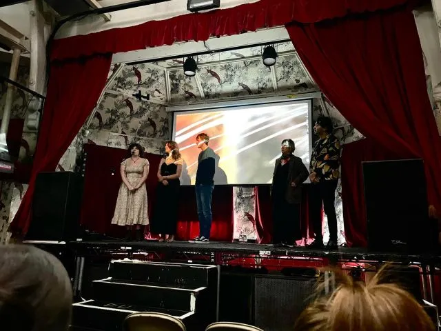 Very proud of @elliecleasbyfilm this evening. Watching the screening of The Banshee and seeing her on stage was a very proud dad moment. Brilliant work from a talented bunch of filmmakers.